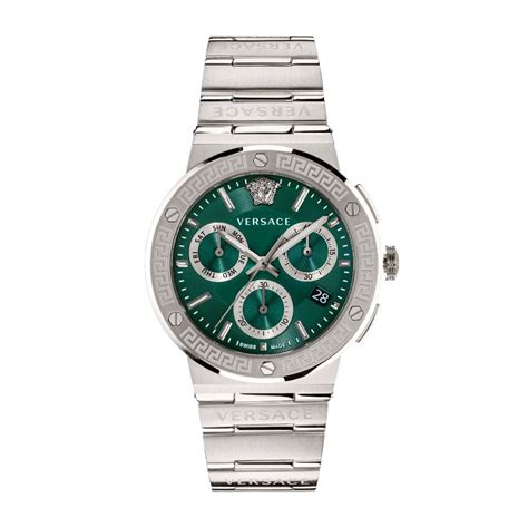 versace watches green dial|versace watch green face.